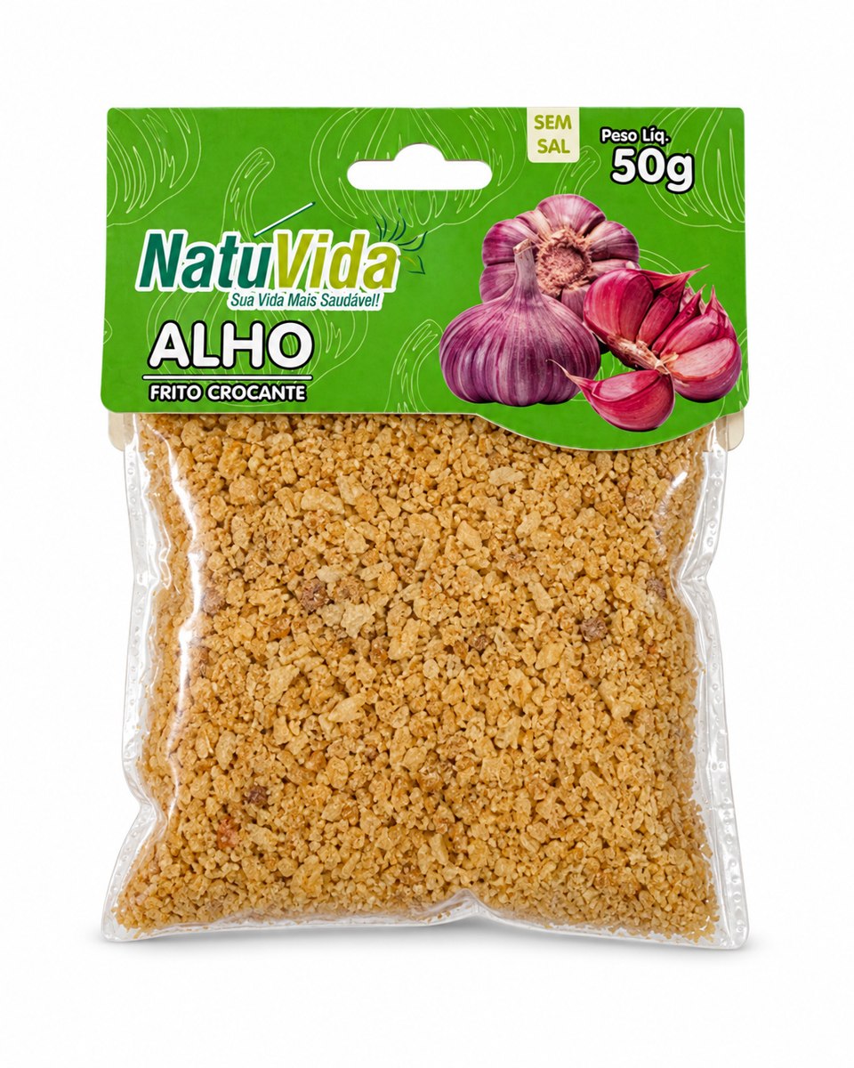 Alho frito NATUVIDA - 50 g
