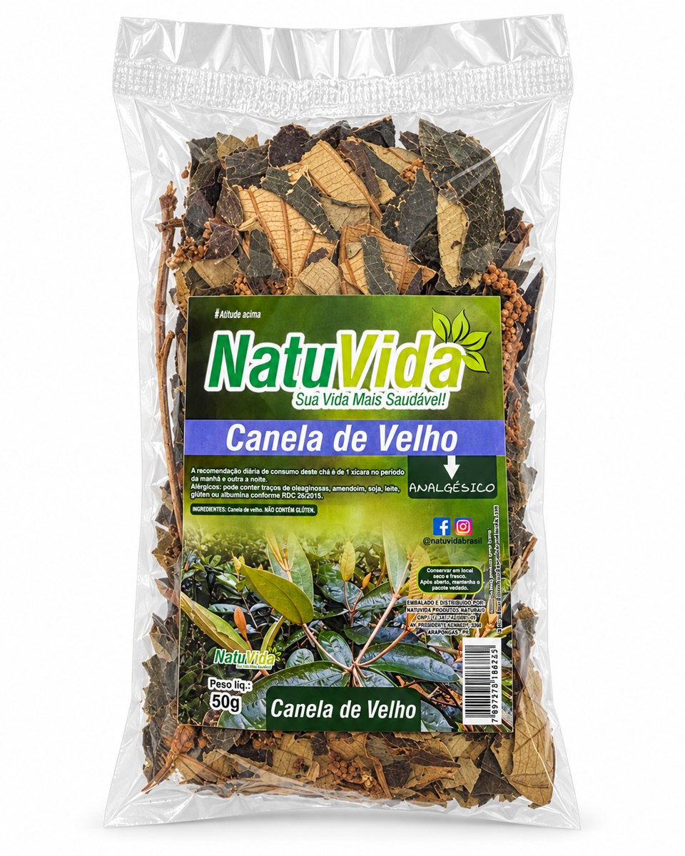 Canela-de-velho NATUVIDA - 50 g · folhas