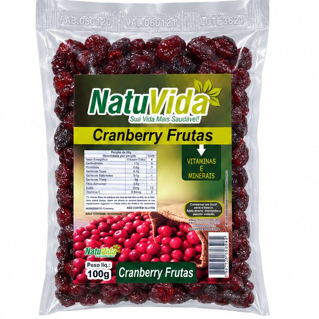Cranberry frutas NATUVIDA - 100 g
