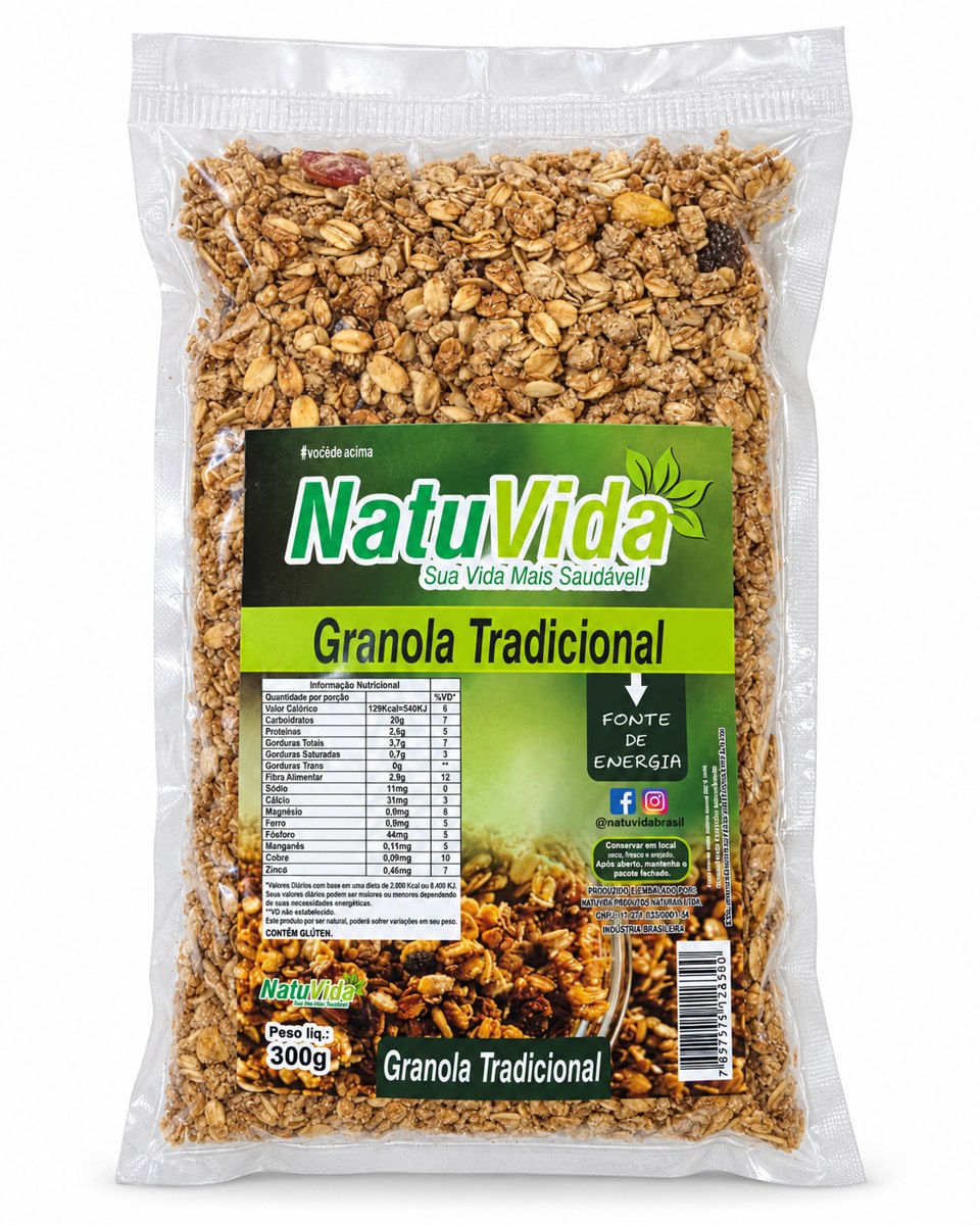 Granola tradicional NATUVIDA - 300 g