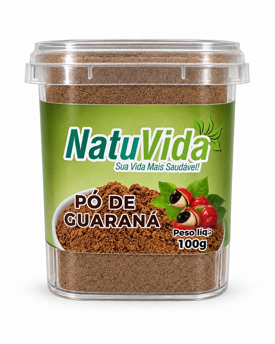 Guaraná em pó NATUVIDA - 100 g · pote